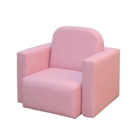 2-in-1 Multifunctional Kids Sofa, Convertible Armchair to Table and Chair Set
